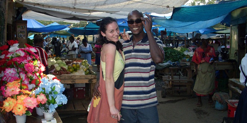 A new friend at The Market