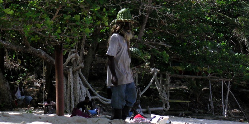 Rasta Man at Winnifred Beach